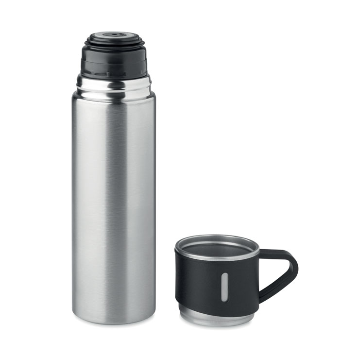 Double wall bottle 420 ml Argento Opaco item picture open