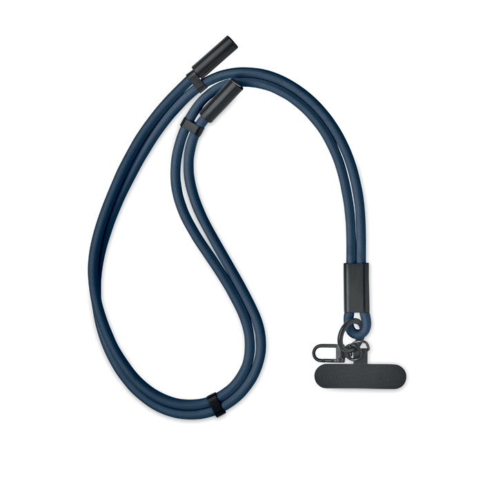 60W charging and data lanyard Francese Navy item picture front