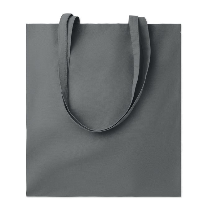 Shopper in cotone 140gr dark grey item picture front