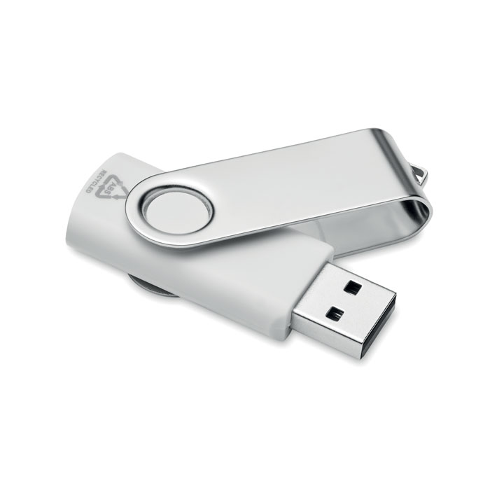 Recycled ABS USB 16G           MO2080-06 Bianco item picture open