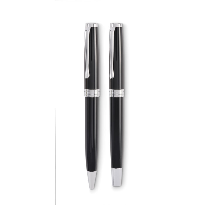 Ball pen and roller set Nero item picture 2