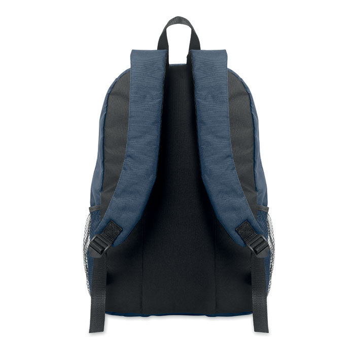 600D RPET polyester backpack Francese Navy item picture 1