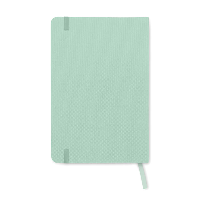 Notebook A5 in 600D RPET Verde Menta item picture side
