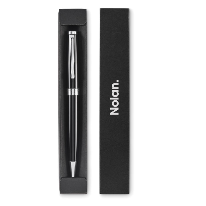 Penna a sfera in confezione Nero item picture printed