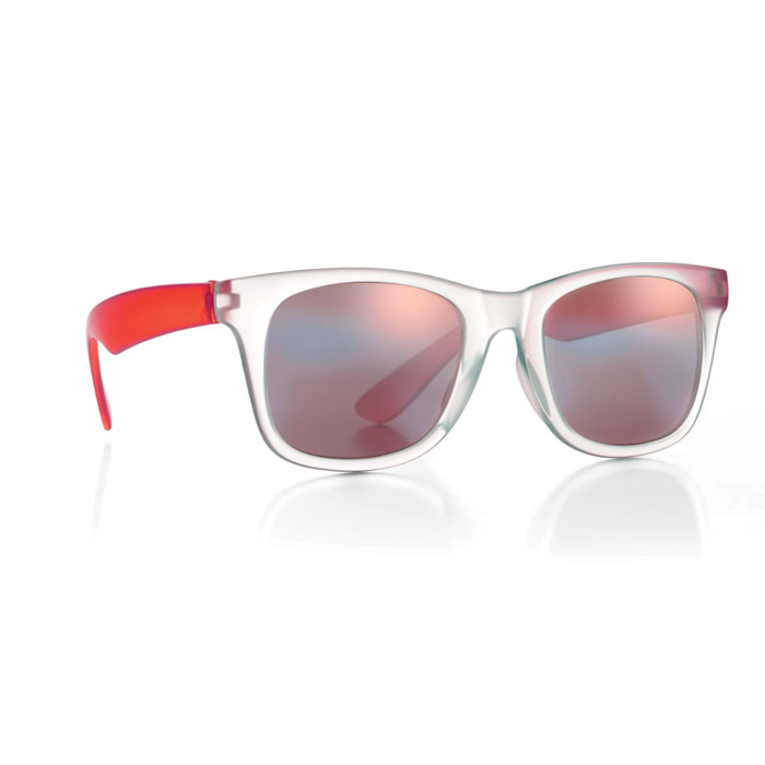 Sunglasses with mirrored lense Rosso item picture back
