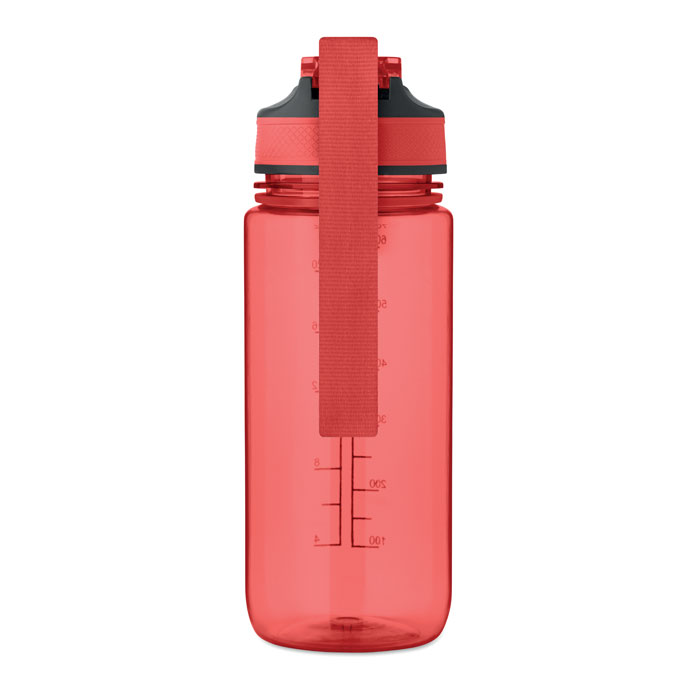 Bottiglia sport 700ml Rosso Trasparente item picture 1