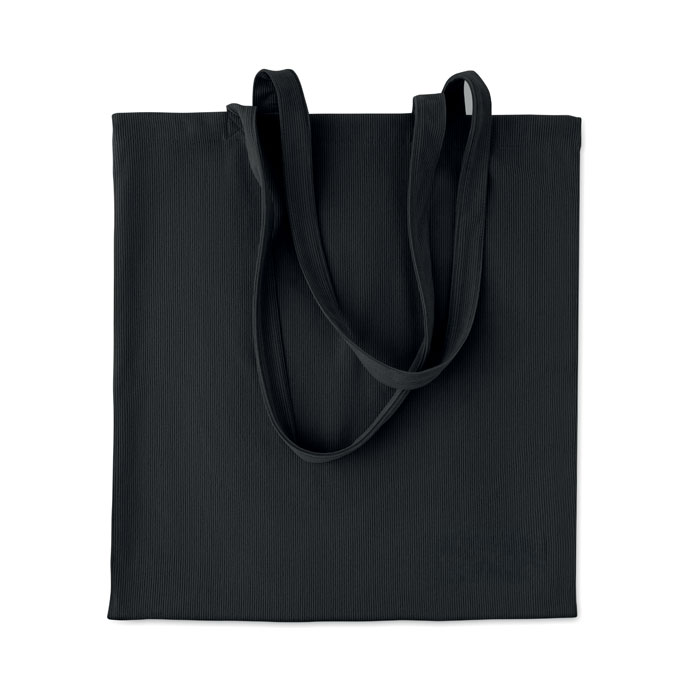 Corduroy shopping bag Nero item picture front