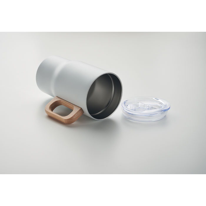 Tazza a doppio strato da 350 ml Bianco item picture 2