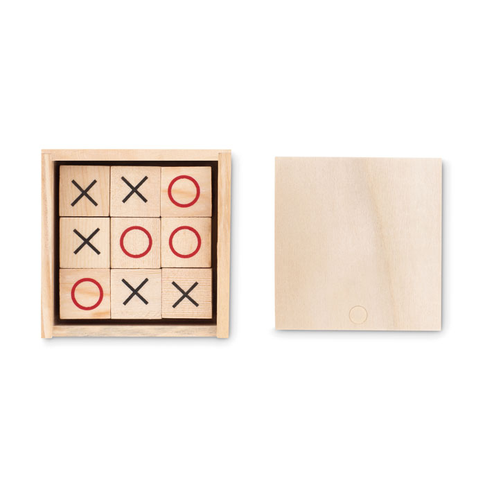 Wooden tic tac toe Legno item picture top