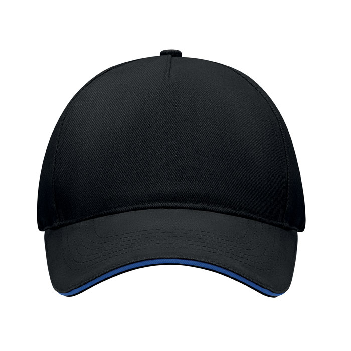 5 panel baseball cap Nero/Blu item picture top