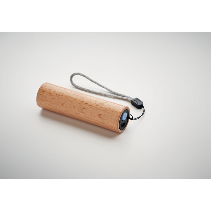 Beech wood rechargeable torch Legno item picture 1