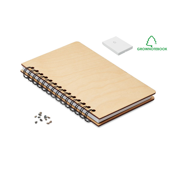 A5 Birch tree GROWBOOK™ Legno item picture front
