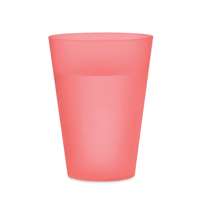 Reusable event cup 300ml Rosso Trasparente item picture back