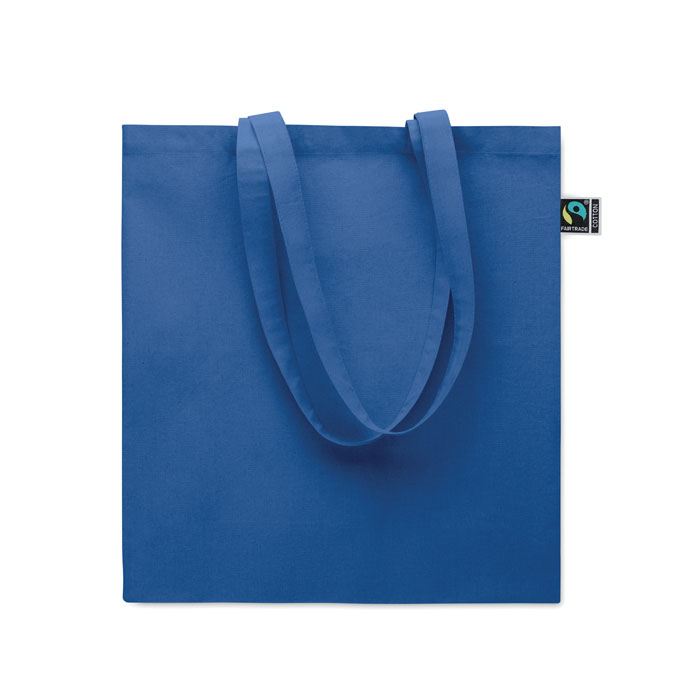 Shopper Fairtrade 180 gr Blu Royal item picture back