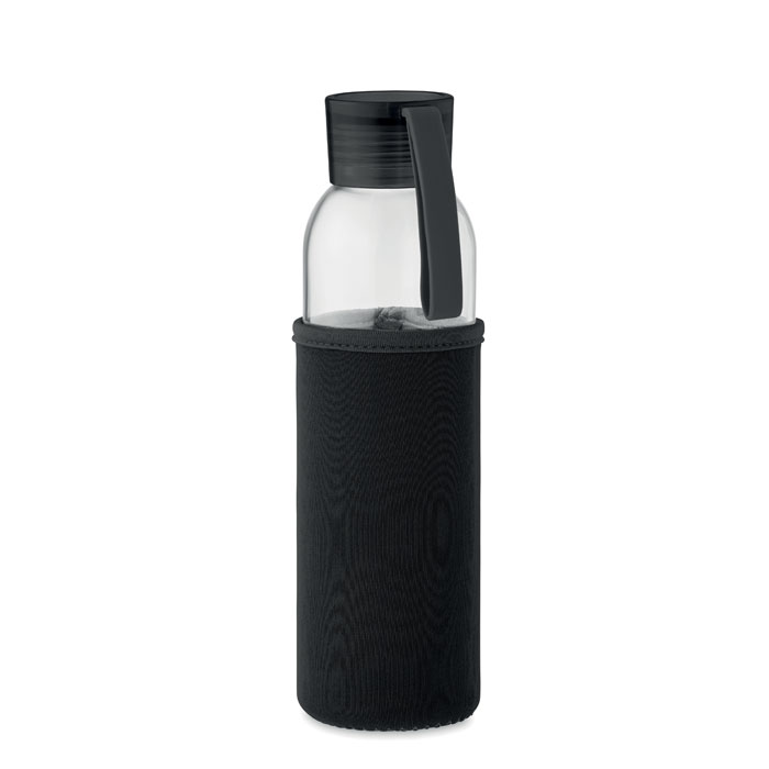 Recycled glass bottle 500 ml Nero item picture front