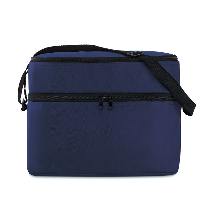 Cooler bag with 2 compartments Blu item picture back