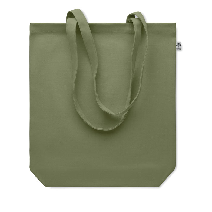 Canvas shopping bag 270 gr/m² Verde item picture back