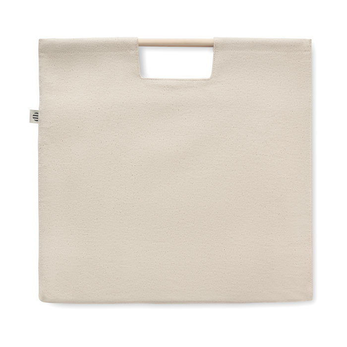Organic shopping canvas bag Beige item picture top