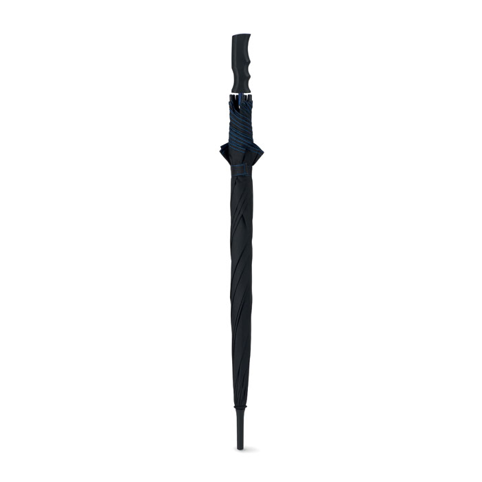 23 inch windproof umbrella Blu Royal item picture back