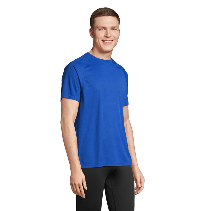 VORTEX RAGLAN T-SHIRT Blu Royal item picture side