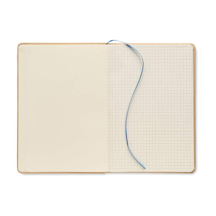 Notebook A5 in cartone Blu item picture open