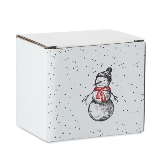 Tazza in ceramica. 300 ml Nero/Rosso item picture box