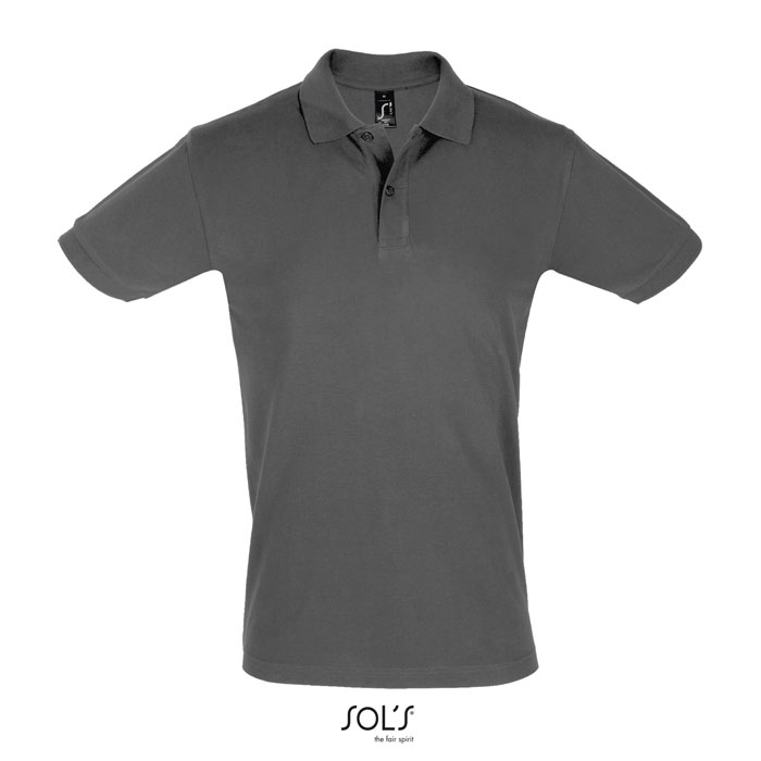 PERFECT UOMO POLO 180g Dark Grey item picture front