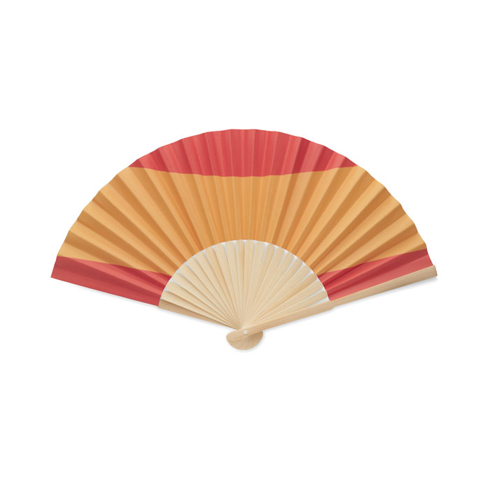 Manual fan flag design Rosso item picture front