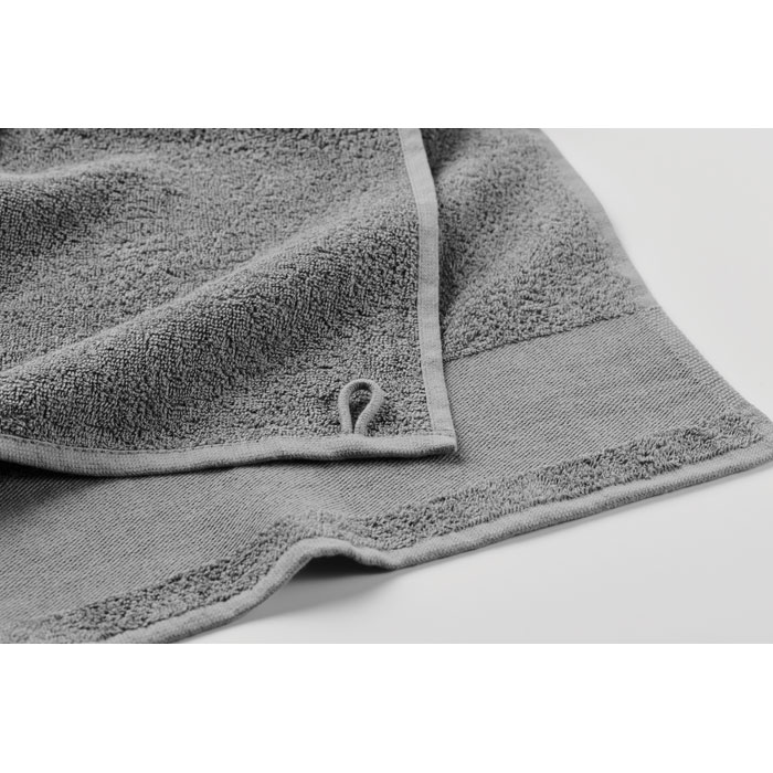 Asciugamano in cotone Grigio Pietra item picture open