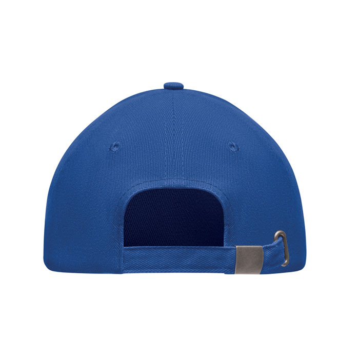 5 panel baseball cap Blu Royal item picture back