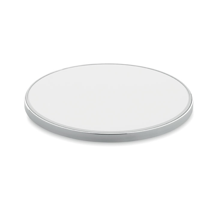 Glass wireless 10W charger Bianco item picture back