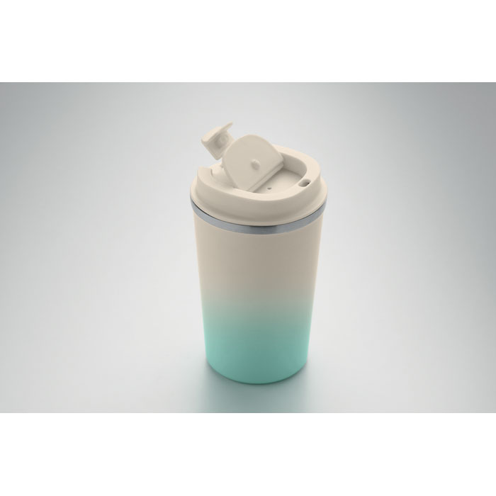 Bicchiere doppio strato 350 ml Verde Menta item picture 7