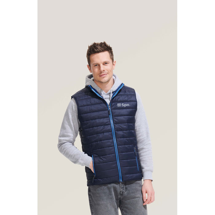 WAVE MEN Bodywarmer Metal Grey item picture printed