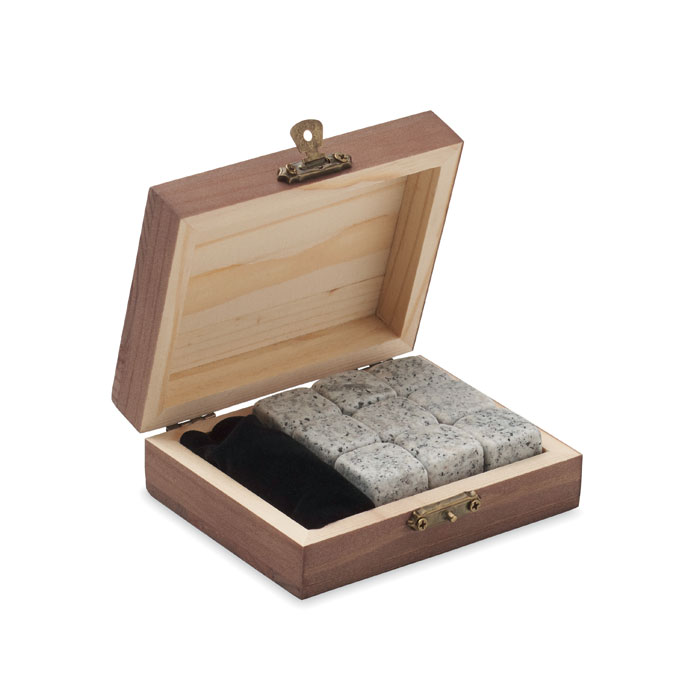 9 stone ice cube set in box Legno item picture front
