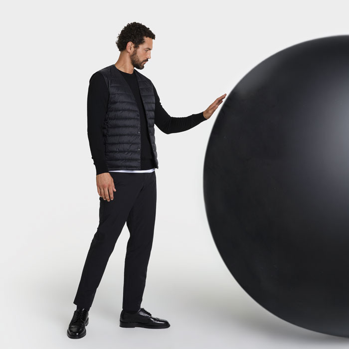 ARTHUR MEN BODYWARMER Nero Profondo item picture 4