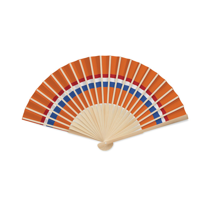 Manual fan flag design Arancio item picture open