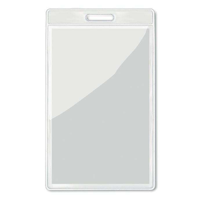 Porta badge trasparente 7,5x12 transparent item picture back