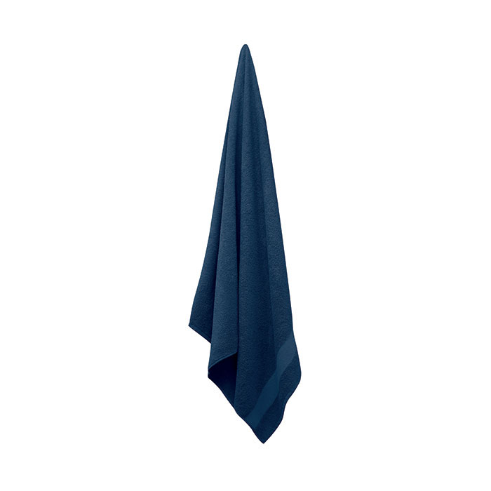 Towel organic cotton 180x100cm Blu item picture top