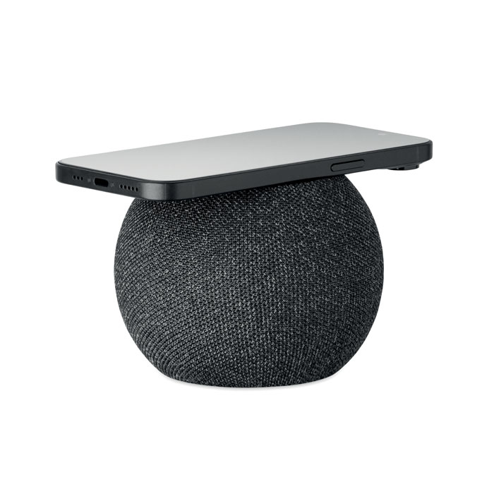 15W wireless charger speaker Nero item picture 1