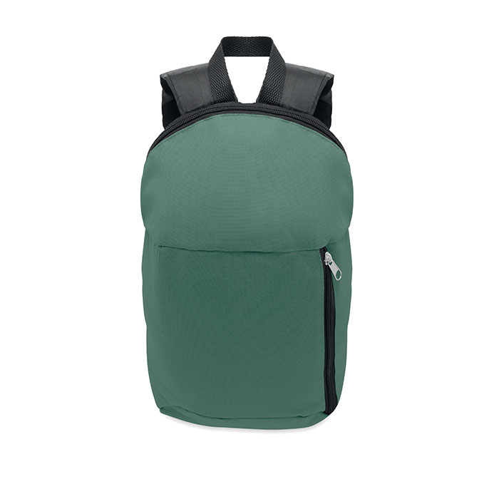 Backpack with front pocket Verde Scuro item picture top