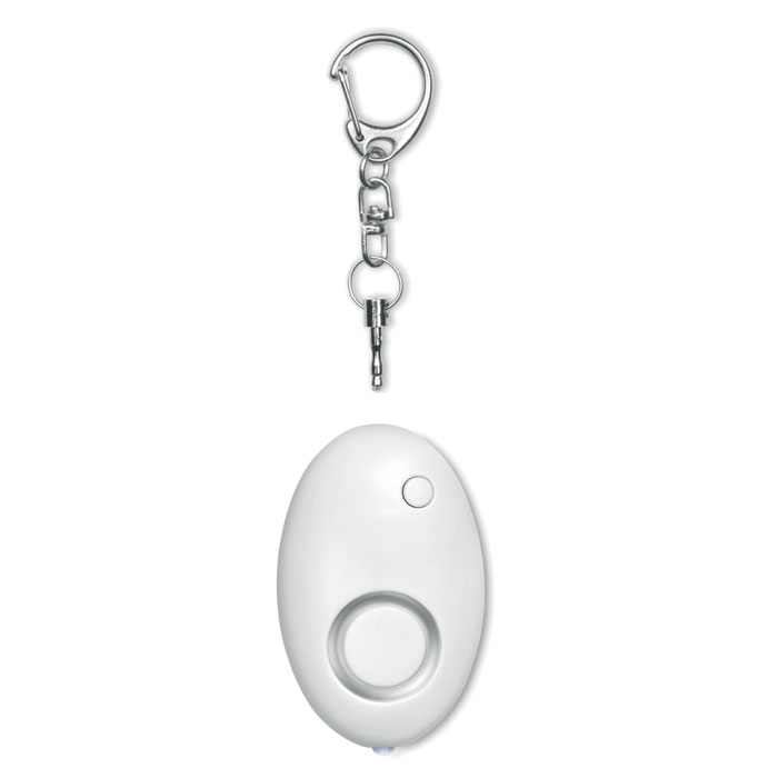Personal alarm with key ring Bianco item picture top