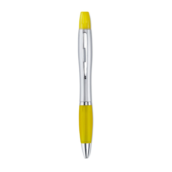 2in1 penna ed evidenziatore Giallo item picture front
