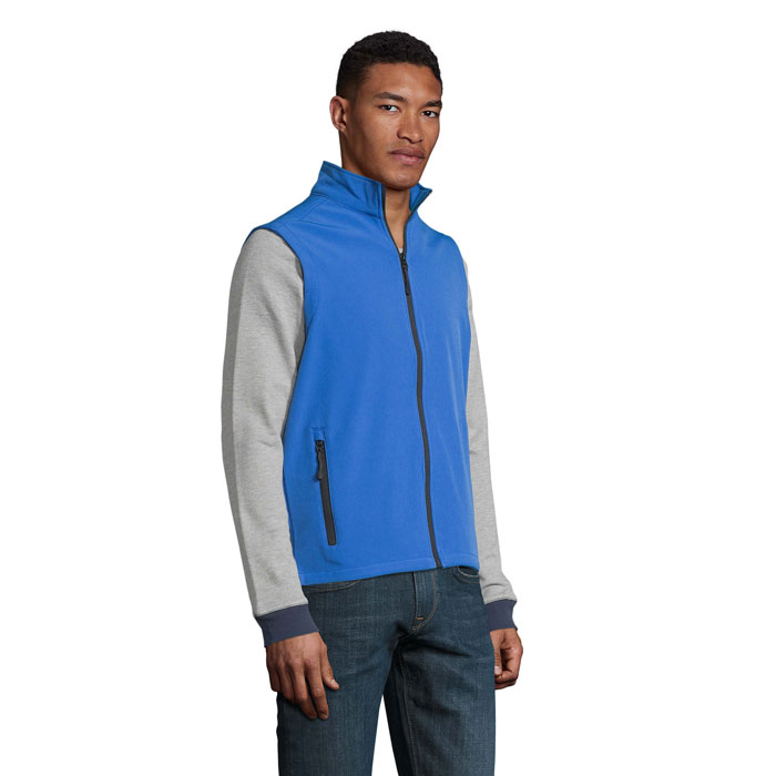 RACE BW MEN SOFTSHELL Blu Royal item picture side