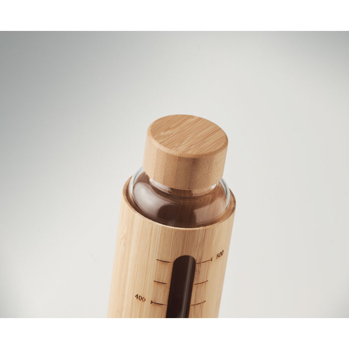 Bottiglia in vetro  600ml wood item detail picture