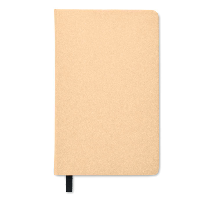 A5 recycled page notebook Beige item picture side