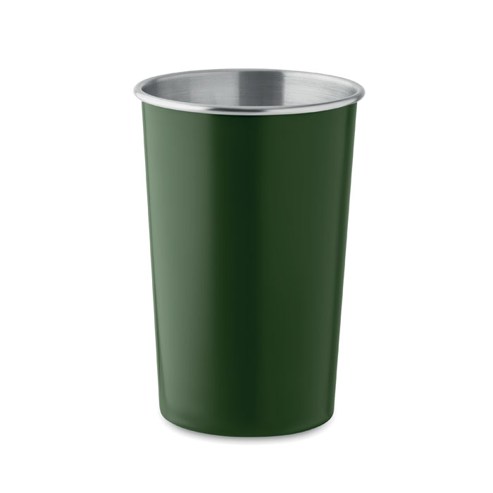 Recycled stainless steel cup Verde Scuro item picture front