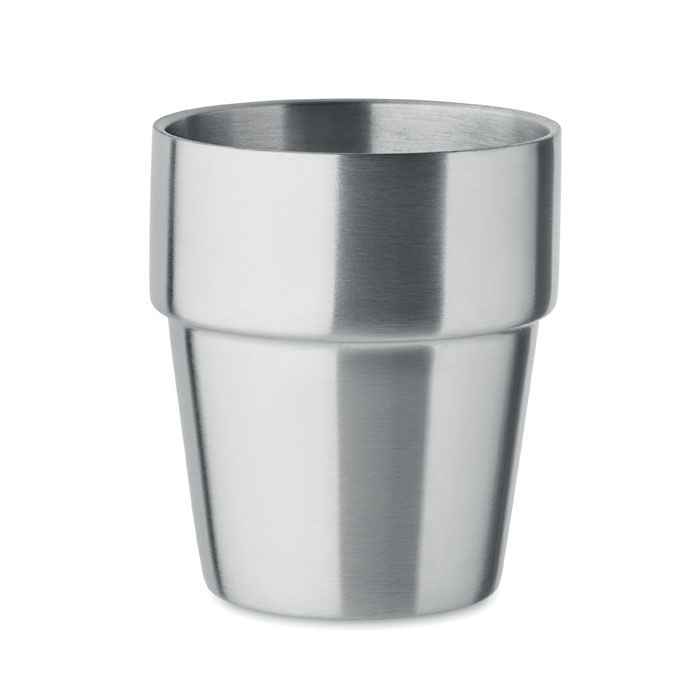 Double wall tumbler 250 ml Argento Opaco item picture front