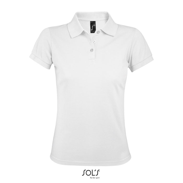 PRIME WOMEN POLO 200g white item picture front