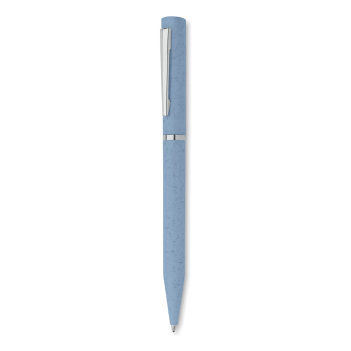 Wheat straw/ABS twist pen Blu Bambino item picture front