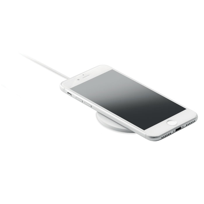 Ultrathin wireless charger 10W Bianco item picture top